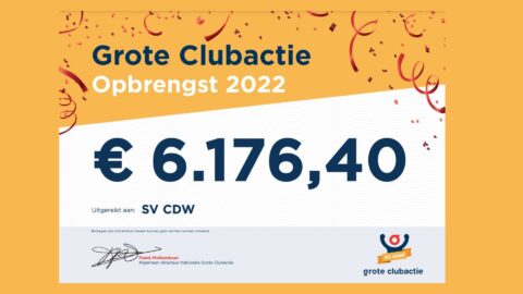 Grote Clubactie – CDW ontvangt €6.176,40, winnaars bekend!
