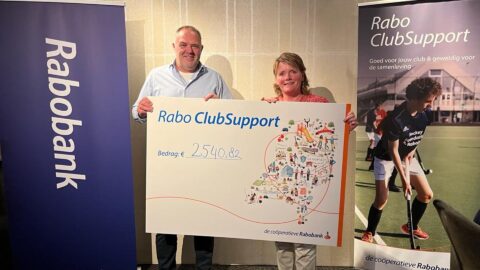 CDW haalt ruim 2.500 euro op met Rabo Clubsupport